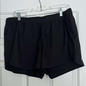 Old Navy Black Athletic Shorts Lightweight Elastic Waist